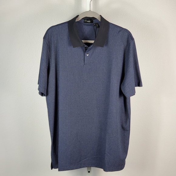 NWT-THEORY polo shirt blue Various Sz - Picture 3 of 7